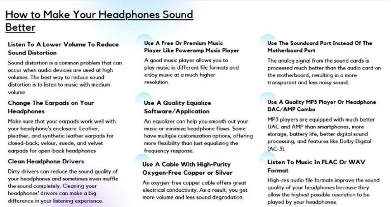How To Improve Headphones Sound Quality - Discover All The Methods