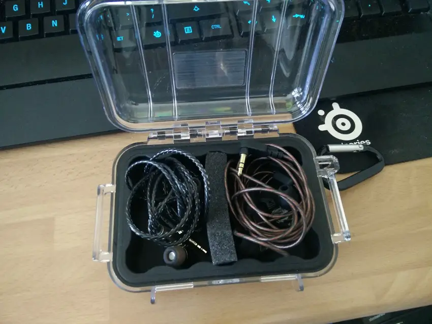 Hard Waterproof Case for IEMs and Earbuds